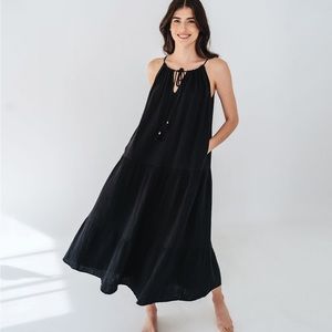 Inc concepts maxi sleeveless dress Large